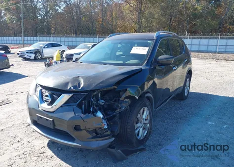 2016 Nissan Rogue Sv из США, поврежденный, VIN KNMAT2MV3GP664307